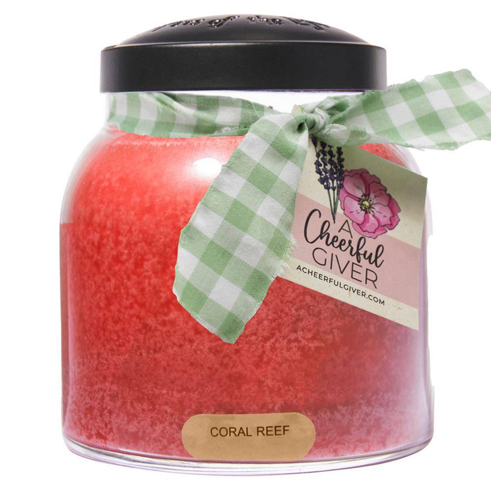 A CHEERFUL GIVER 34Ounce Coral Reef Scented Candle JP163 The Home Depot