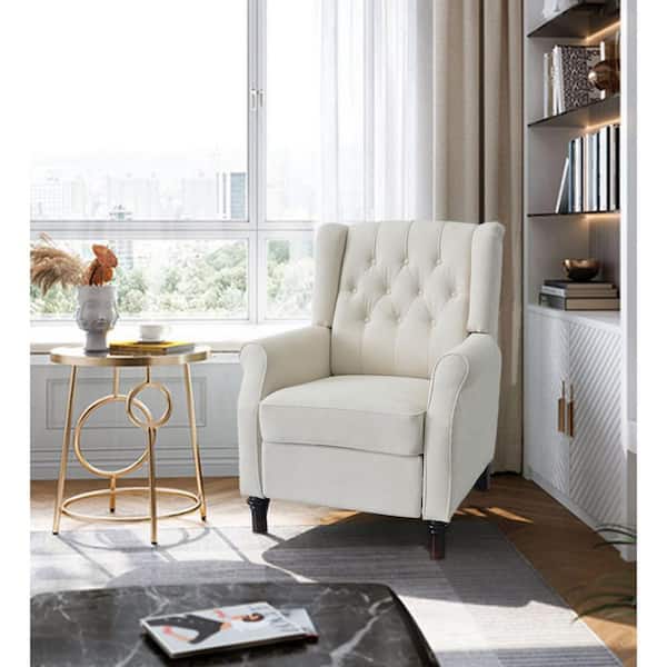 Tufted push back recliner sales