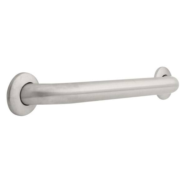 Franklin Brass 18 in. x 1-1/4 in. Concealed Screw ADA-Compliant Grab Bar in Stainless
