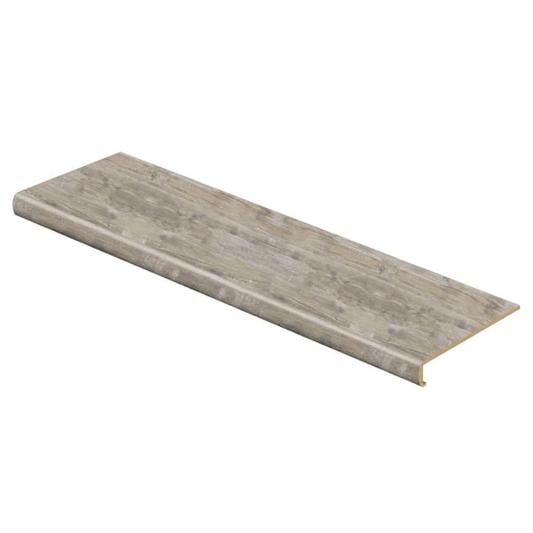 Cap A Tread Lighthouse Oak/Rustic Wood/Salted Oak 47 in. L x 12.15 in. W x 2.28 in. T Vinyl Stair Tread Cover Adhesive
