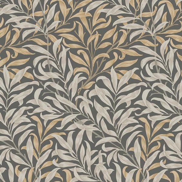 Unbranded Willow Bough Charcoal Grey Wallpaper Sample