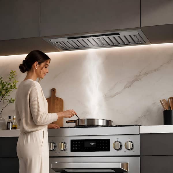 Professional Series 28 inch Built-In Range Hood with 4-Speed Levels and Smart Control