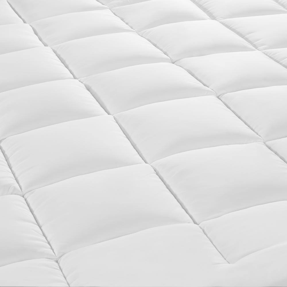 Twin White Down Alternative Memory Flex Mattress Topper
