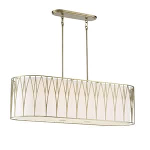 Regal Terrace 6-Light Soft Brass LED Pendant