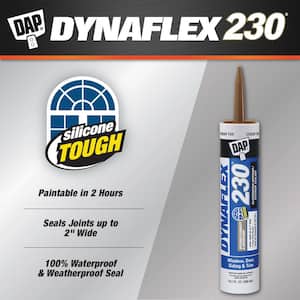 Dynaflex 230 10.1 oz. Tan Premium Exterior/Interior Window, Door and Trim Sealant (12-Pack)