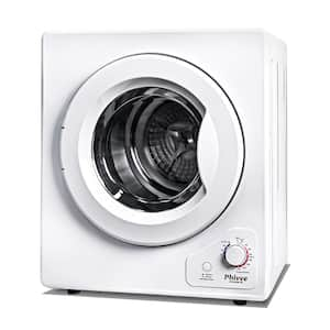 3 cu. ft. vented Electric Dryer in White with Sensor Dry, 4 Auto Drying Modes, Exhaust Duct and Stainless Steel Tub