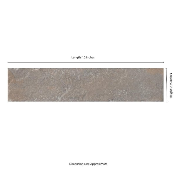 MSI Capella Taupe 2.25 in. x 10 in. Matte Porcelain Floor and Wall Tile  (5.15 sq. ft./Case) NCAPTAUBRI2X10 - The Home Depot