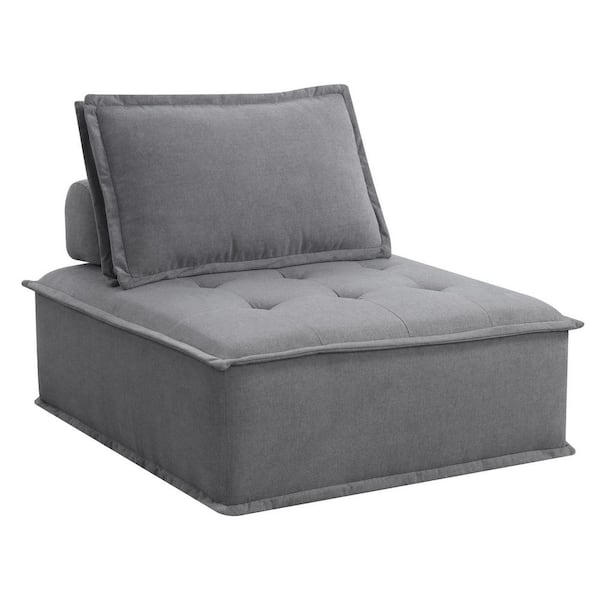 Picket House Furnishings Cube Charcoal Modular Seating