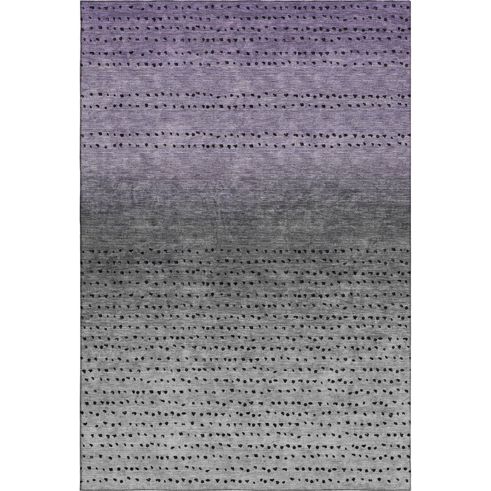 Mayfield Premium Machine Washable Abstract AMF2009 Purple 8 ft. x 10 ft. Area Rug price history on PriceWatchPro