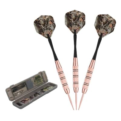 Hathaway Dublin Steel Tip Darts Set - Includes 3 Darts with Aluminum  Shafts, 3 Extra Poly Flights, Dart Wrench, and Case BG5014 - The Home Depot