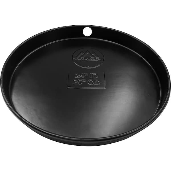 24 in. x 48 in. Drain Pan with PVC Connector - 26 Gauge