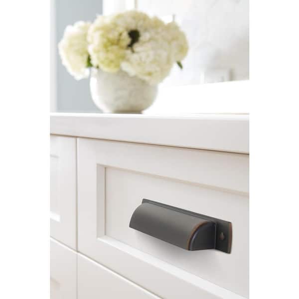 10-Pack Rochdale 3 3/4 in.  96mm  Classic Oil Rubbed Bronze Cabinet Cup Pulls