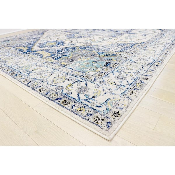 Chelsea Ivory 3 ft x 6 ft Medallion Area Rug