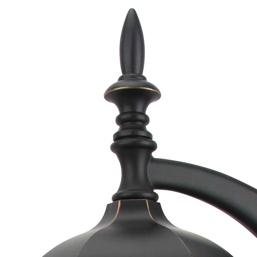 Imperial Black Dimmable Lantern Sconce with Clear Glass