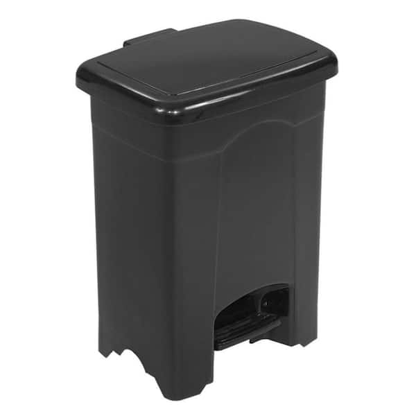 Safco 4 Gal. Plastic Step-on Indoor Recycling Bin
