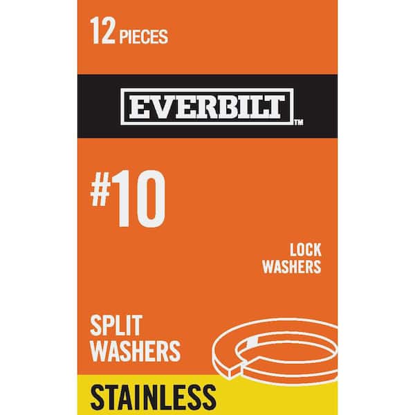 Everbilt #10 Stainless Steel Lock Washer (12-Pack)