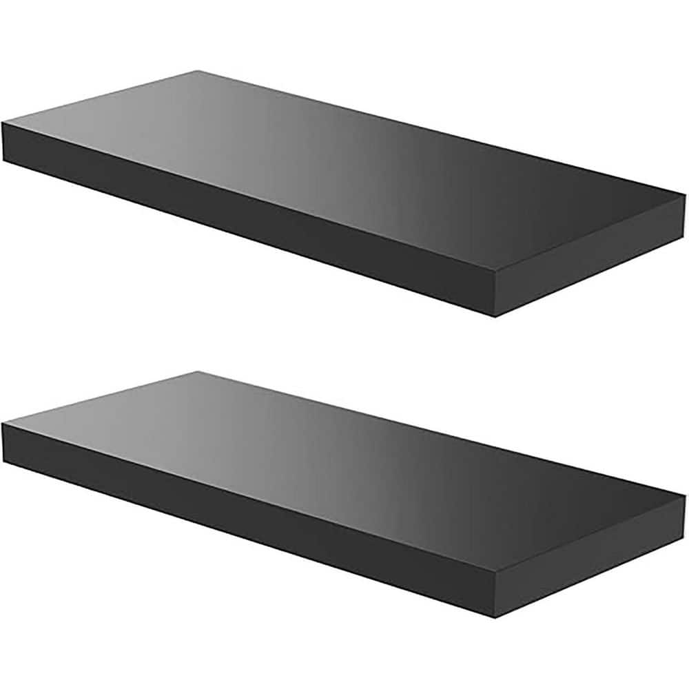 24 in. W x 6.5 in. D Black Floating Shelves Decorative Wall Shelf