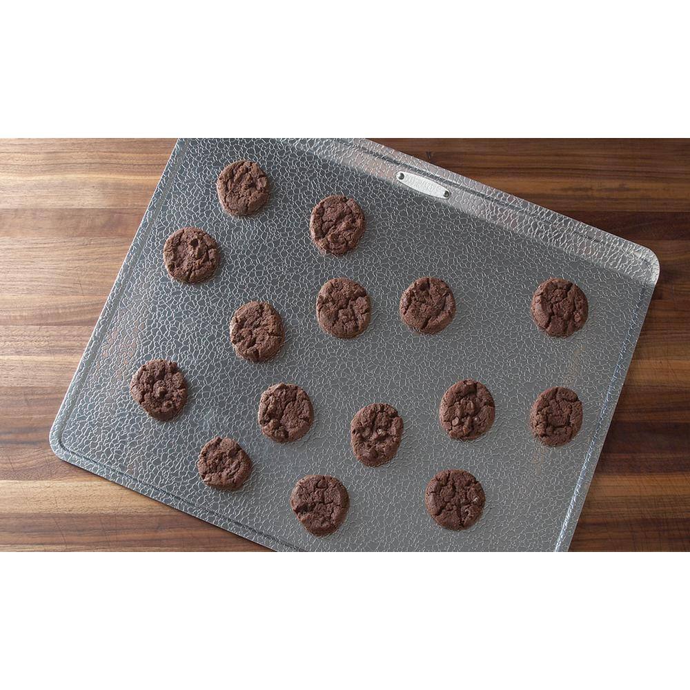 Large Non-Stick Aluminum Cookie Sheet with Pebble Pattern