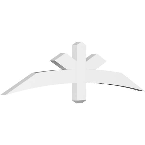 Ekena Millwork Alberta 60 in. W x 15 in. H x 2 in. D Signature Polyurethane Bracket