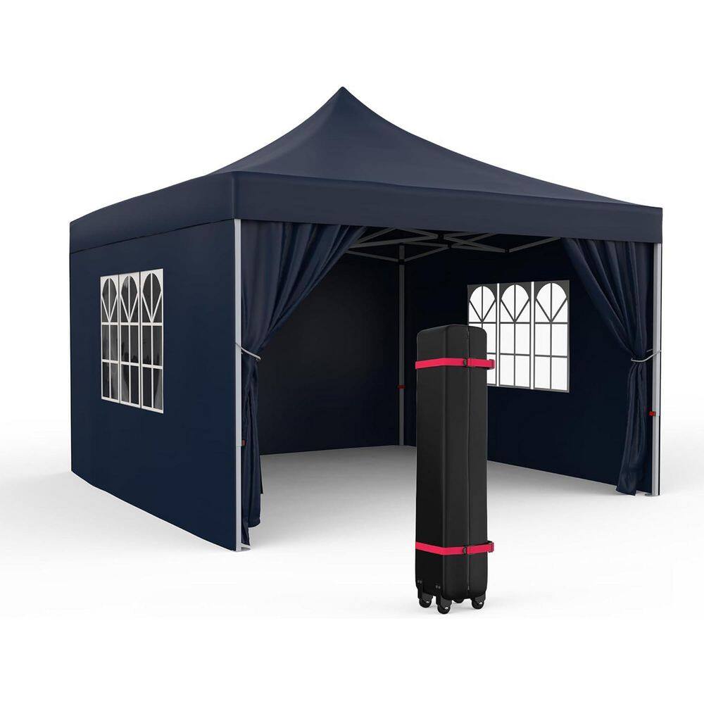 10 ft. x 10 ft. Pop Up Canopy Tent with Sidewalls