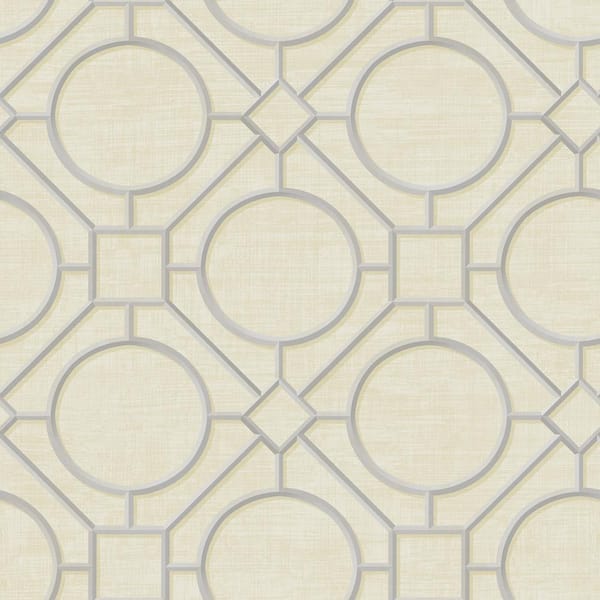 Seabrook Designs Silk Road Trellis Paper Strippable Roll (Covers 60.75 sq. ft.)