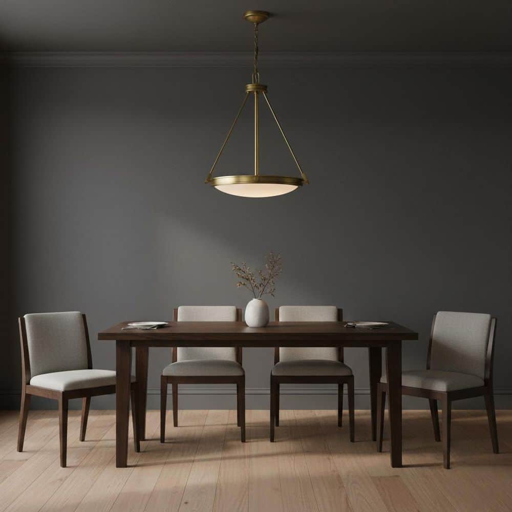HINKLEY Collier 4-Light Heritage Brass Standard Mini Pendant