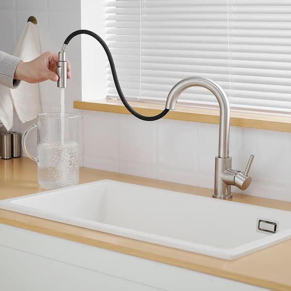 Nickel Pull-Down Bar store Kitchen Sink Faucet