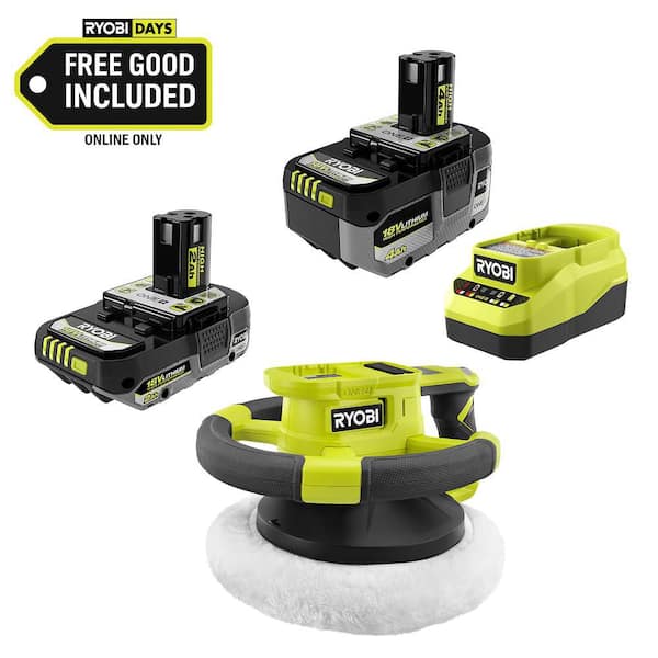 ONE+ 18V HIGH PERFORMANCE Kit w/ 4.0 Ah Battery, 2.0 Ah Battery, Charger, & FREE ONE+ Cordless Random Orbit Buffer