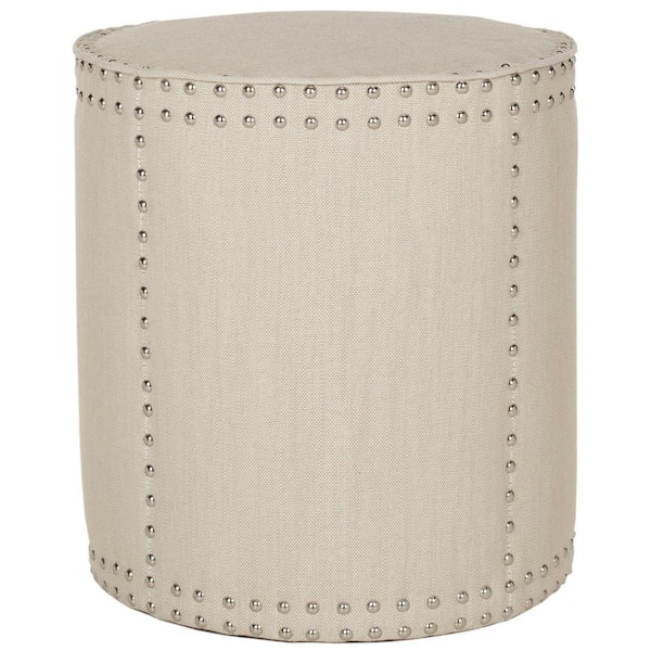 SAFAVIEH Paula Off-White Accent Ottoman