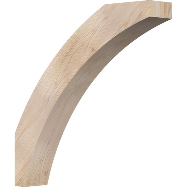 Ekena Millwork 5 1/2"W x 30"D x 30"H Thorton Smooth Knee Brace, Douglas Fir