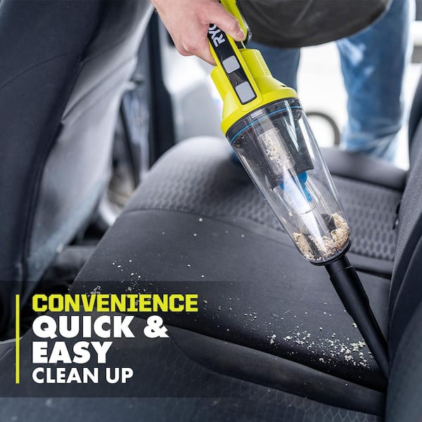 RYOBI - ONE+ 18V Cordless Wet/Dry Hand Vacuum Kit with 1.5 Ah Battery and Charger