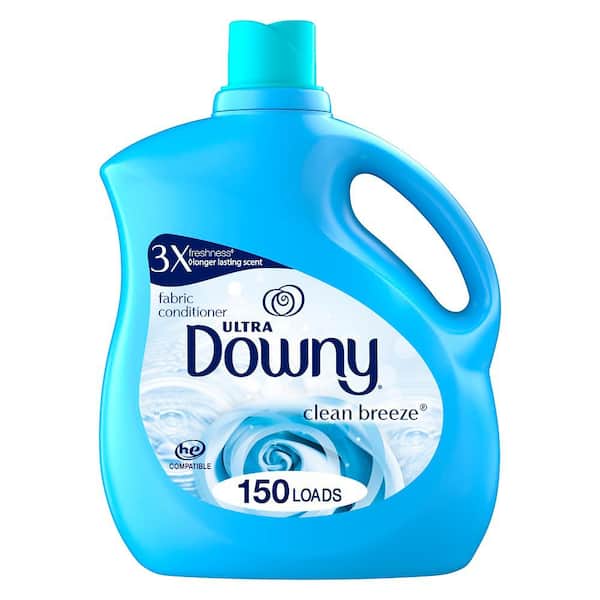 Downy Ultra 129 oz. Clean Breeze Liquid Fabric Softener (150-Loads)