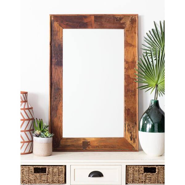 16 x 12 Inches White 16x12-inches Wood Frame Company Watson Range Framed Mirror