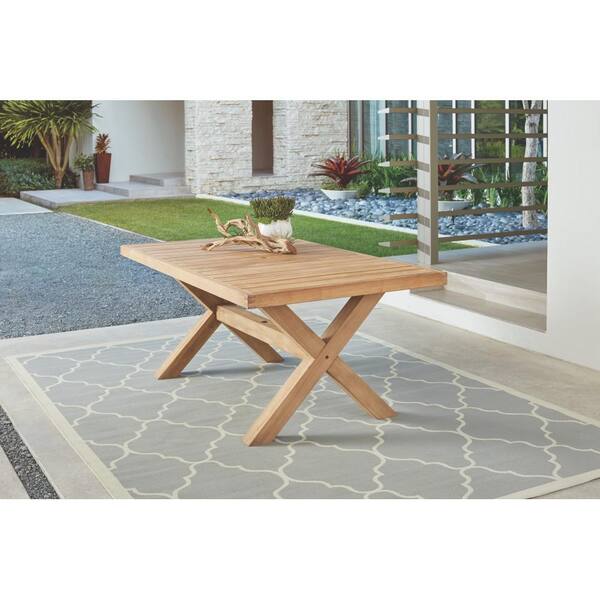 Home Decorators Collection Naples Teak Rectangular Outdoor Dining Table 9898200980 Home Decorators Collection Naples Teak, Home Decorators Naples Outdoor Furniture