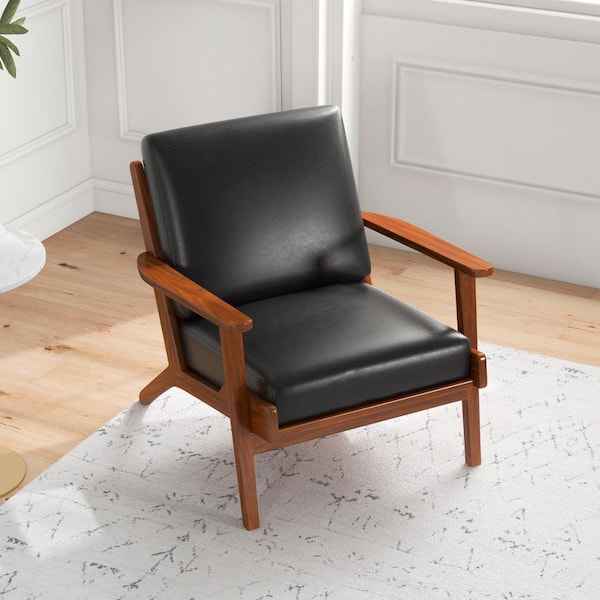 Genuine leather lounge online chair