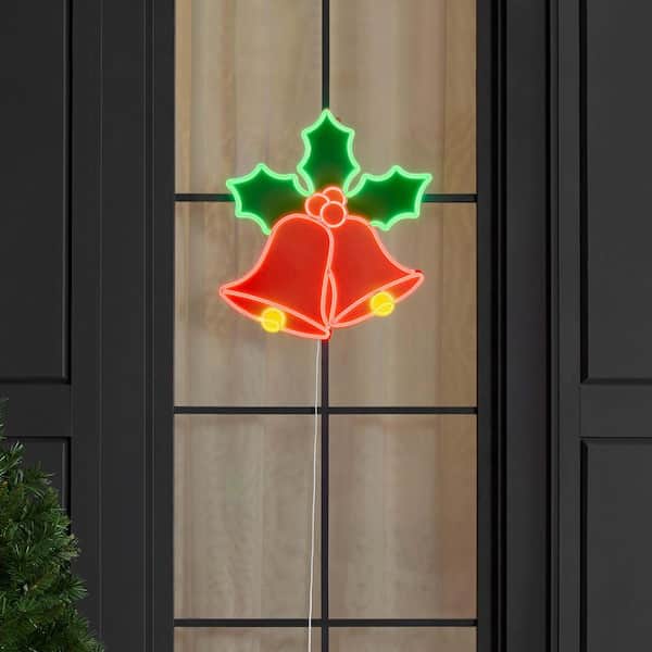 18 in LED Ringing Holiday Bells L7