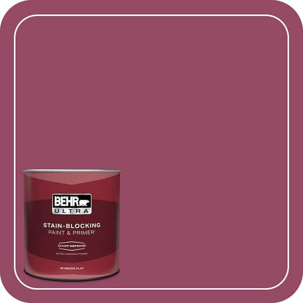BEHR ULTRA 1 qt. #P120-7 Glitterati Extra Durable Flat Interior Paint & Primer