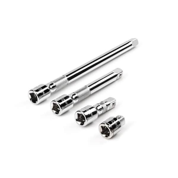 TEKTON 1/2 in. Drive Extension Set, (4-Piece) (1-1/2,3, 6,10 in.)