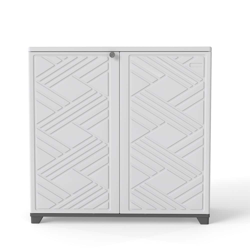 75 Gallons Diamond-Shaped Outdoor Storage Cabinet with Shelf price history on PriceWatchPro