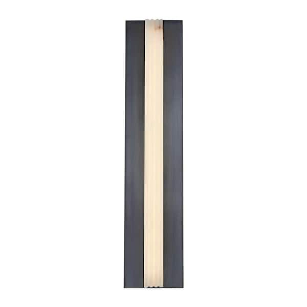 ALORA Kismet 23-in 1 Light 31-Watt Urban Bronze/Alabaster Integrated LED Vanity Light