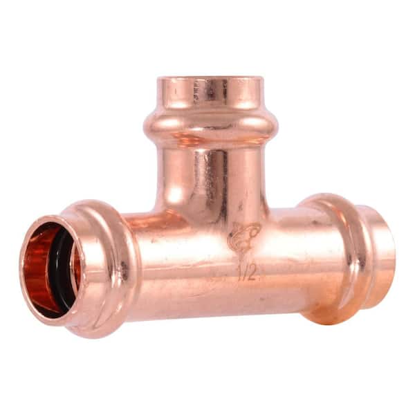 1/2-in Copper Press Tee (5-Pack)