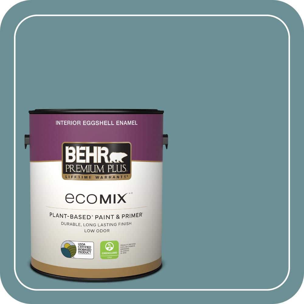 1 gal. #510F-5 Bayside Eggshell Enamel EcoMix Plant-Based Interior Paint & Primer price history on PriceWatchPro