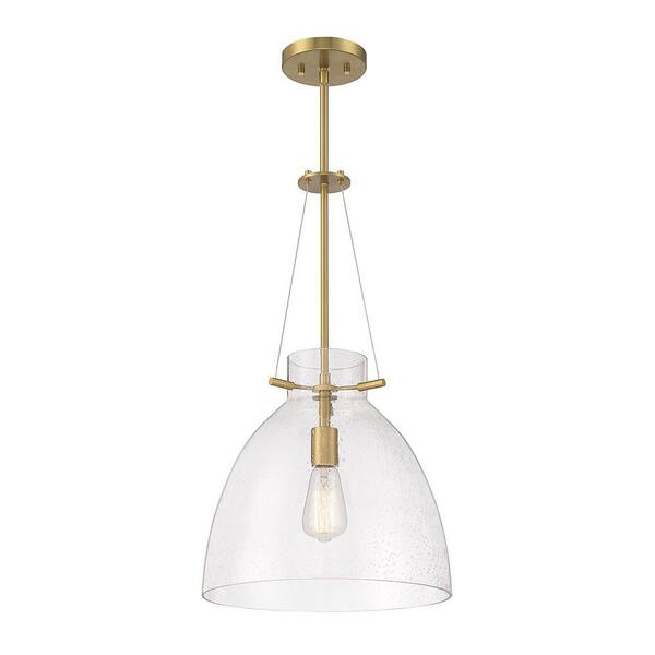 Savoy House Foster 14 in. W x 25.50 in. H 1-Light Warm Brass