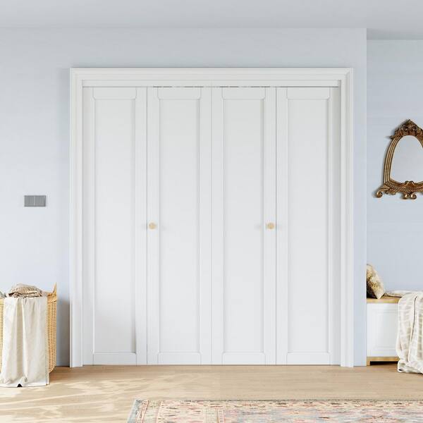 MillwkPro 72 in. x 80 in. 1 Panel MDF Solid Core White Ready to