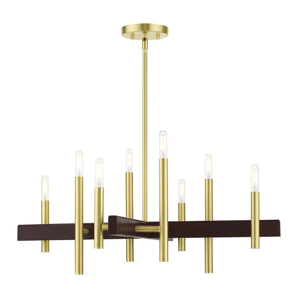 Willard 8-Light Satin Brass Chandelier price history on PriceWatchPro
