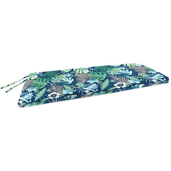 Jordan Manufacturing 16 in. L x 44 in. W x 2.5 in. T Rectangular Outdoor Bench Cushion in Mardi Vivid