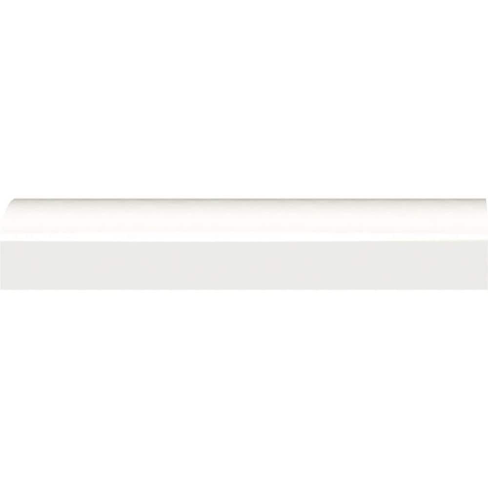 White PVC Shoe Moulding 3/4" x 3/8" x 96"