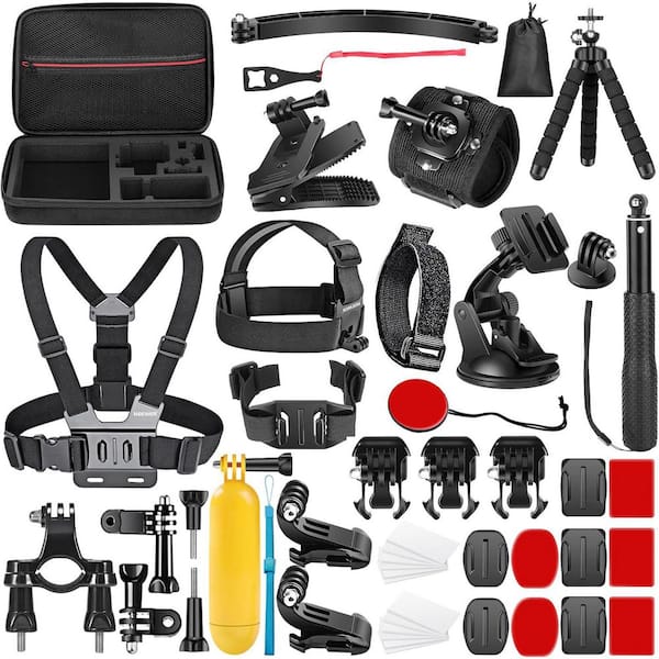 50-Piece Action Cam Kit for Sports/Adventure
