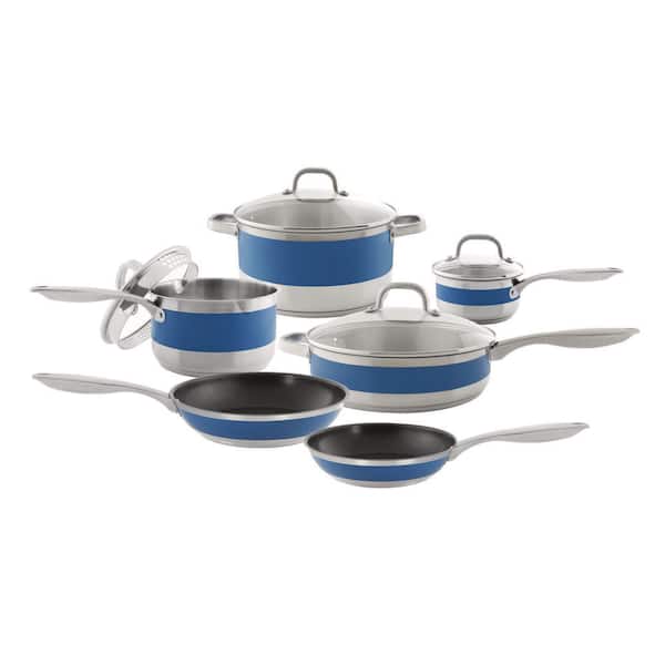 https://images.thdstatic.com/productImages/029315a3-5b48-4f3f-858d-5de29c70ae92/svn/brushed-stainless-steel-with-blue-cove-band-chantal-skillets-slhx63-20ns-bc-fa_600.jpg