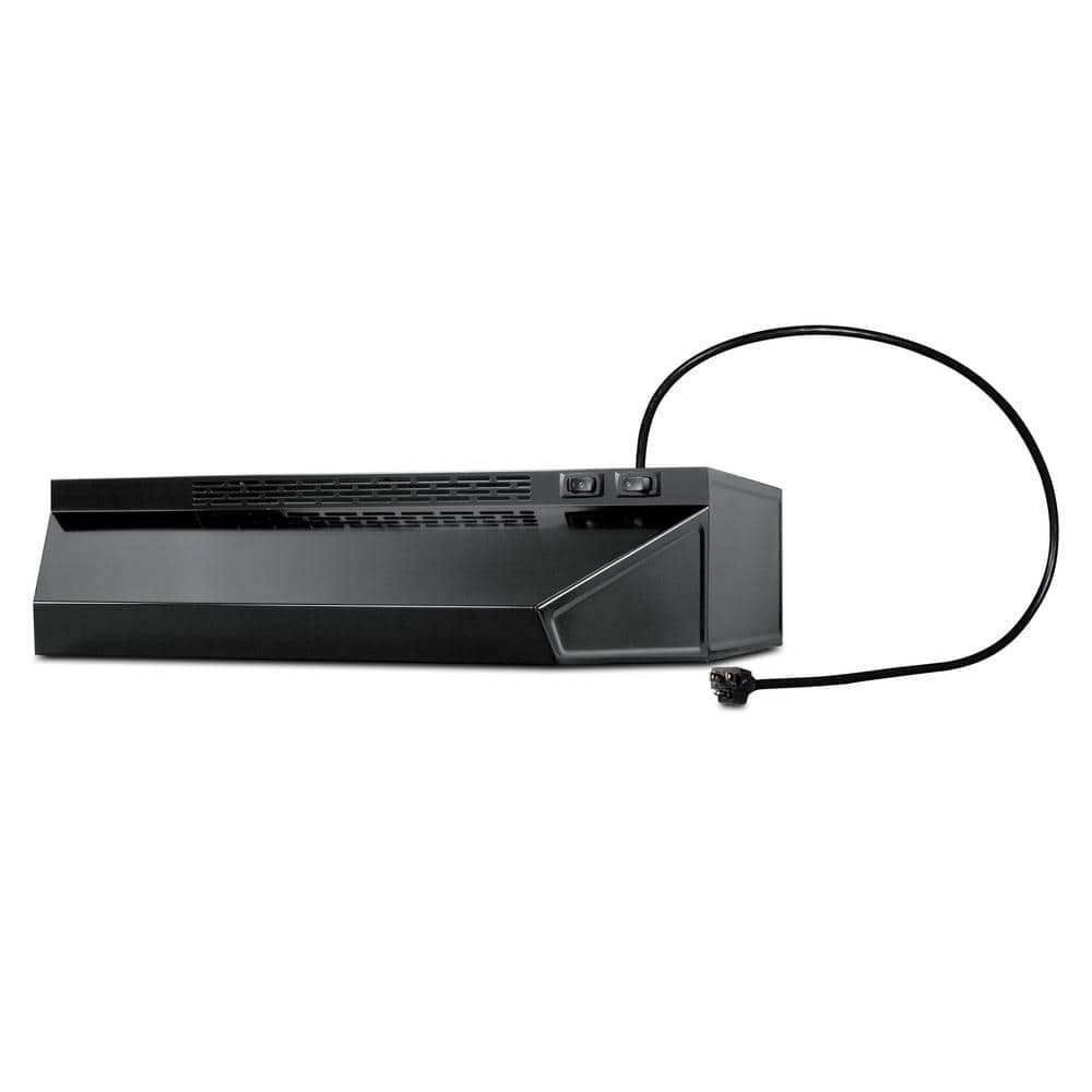 24 in. Convertible Range Hood in Black with Cord price history on PriceWatchPro